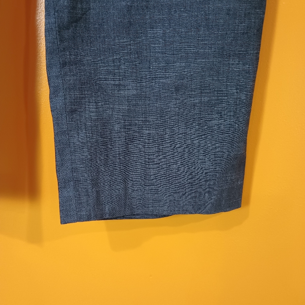 Apt 9 Stretch Maxwell Gray Cropped Pants Size 12 - Picture 5 of 12
